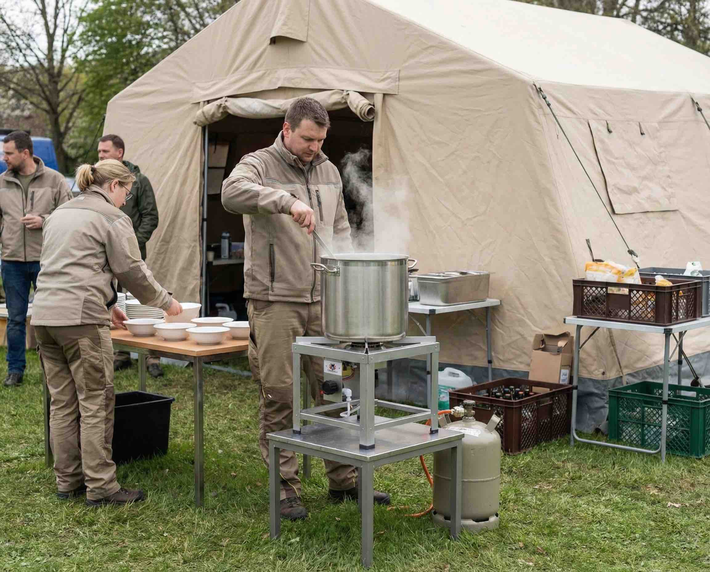 Hockerkocher Bevölkerungsschutz Sommer