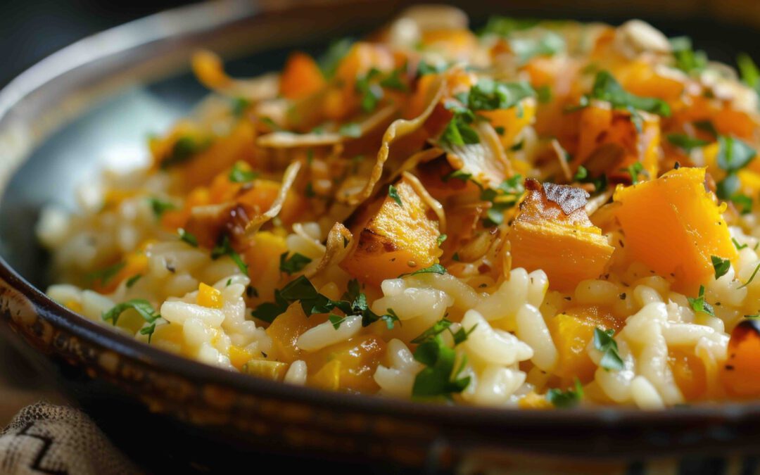 Herbstliche Köstlichkeiten auf dem ChattenGlut Gastrobräter: Ein Rezept für Kürbis-Lauch-Risotto